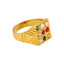 22K Yellow Gold Men's Sacred Stones Ring (10 grams)