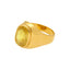 22K Yellow Gold & Sapphire Men's Ring