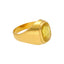 22K Yellow Gold & Sapphire Men's Ring