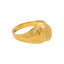 22K Yellow Gold Men's Antique Om Ring