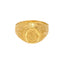 22K Yellow Gold Men's Antique Om Ring
