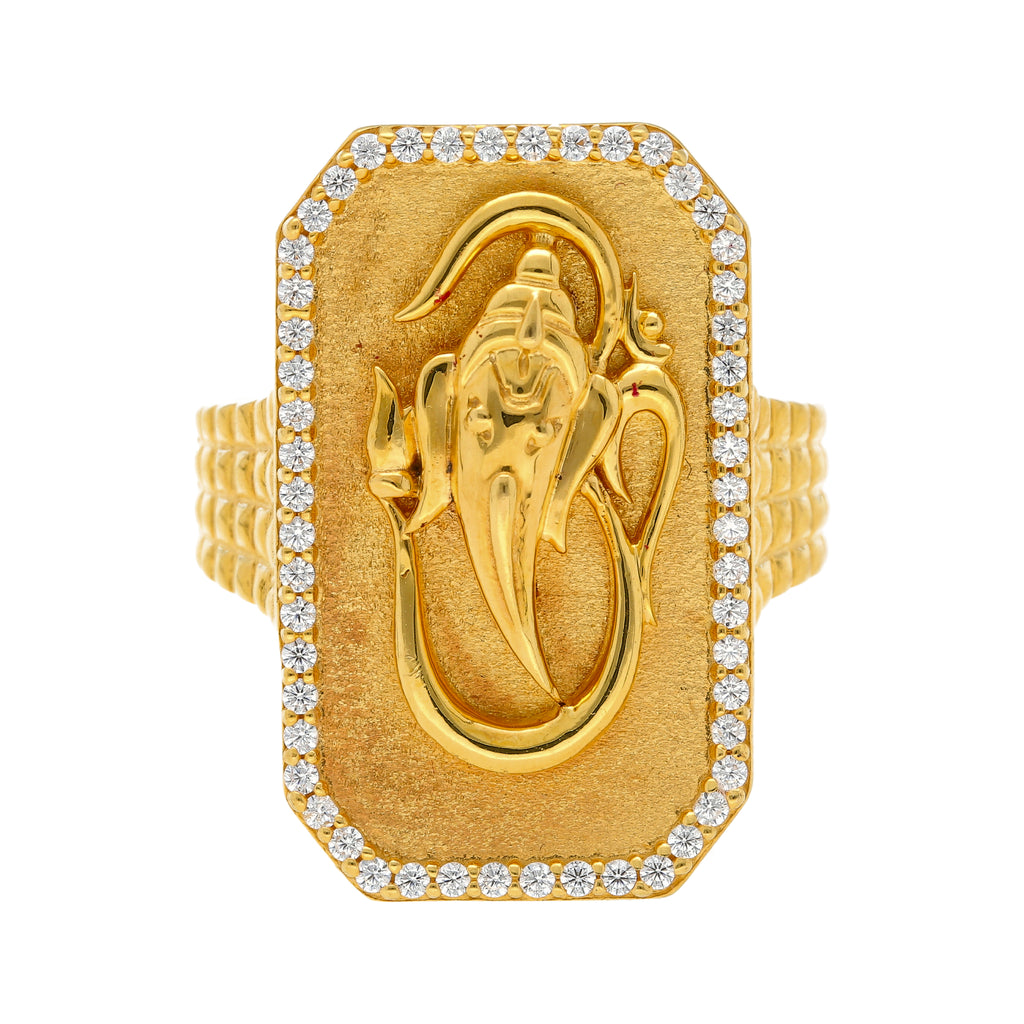 Silver plated Ganesh Free size Finger ring, Weight: 4 Gram at Rs 450/piece  in Jaipur