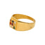 22K Yellow Gold Men's Sacred Stones Ring (8.3 grams)