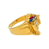 22K Yellow Gold Men's Colorful Ganesh Ring (10.2 grams) | 



Our 22K yellow gold Ganesh ring features vibrant details and a debonair appeal. This gold rin...