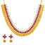 An image of the 22K gold necklace set from Virani Jewelers.