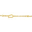 An image of the hook-in-eye clasp on the Chandbali 22K gold necklace from Virani Jewelers.