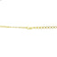 A view of the hook-in-eye clasp on the Bhavna 22K gold necklace from Virani Jewelers.
