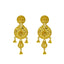 An image of the two Veblen 22K gold earrings from Virani Jewelers.