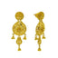 An image showing the post on one of the Veblen 22K gold earrings from Virani Jewelers.
