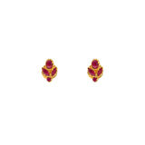 22K Yellow Gold & Ruby Necklace Set | 


This unique 22K Indian gold necklace and earring set is decked out with vibrant rubies that wi...