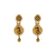 22K Patterned Yellow Gold CZ Necklace with Earrings Set - Virani Jewelers