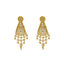 22K Yellow Gold Necklace with Temple shaped Earrings Set - Virani Jewelers
