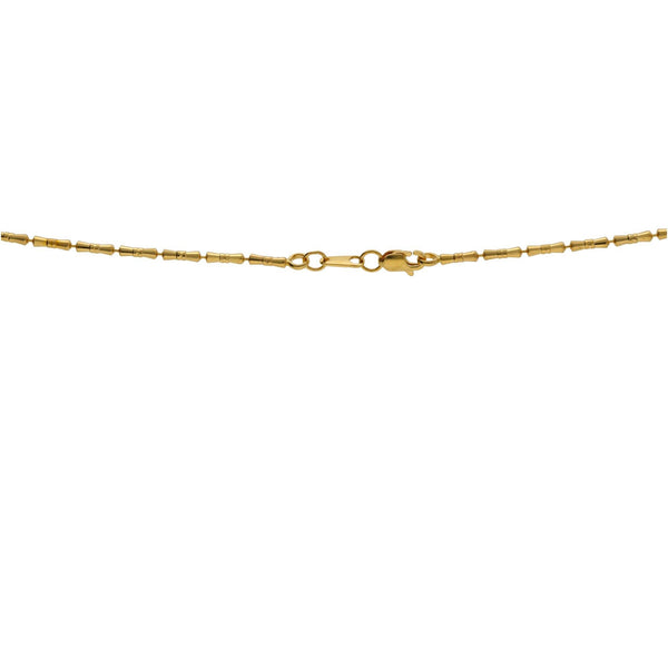 22K Yellow Gold Singapore Designed Chain W/ Length 16inches - Virani Jewelers | 


Spice up that look with this 22K yellow gold chain. The contemporary design makes it easy to w...