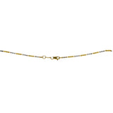 An image of the clasp on a 22K yellow and white gold Lariat necklace from Virani Jewelers | This 22K yellow and white gold set from Virani Jewelers is an exquisite way to complement any for...