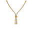 An image of an elegant, 22K gold Indian necklace crafted by Virani Jewelers