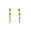 22K Yellow Gold Two Layer Filigree Necklace Set w/ Beads