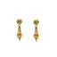 22K Yellow & White Gold Chandelier Singapore Set - Virani Jewelers