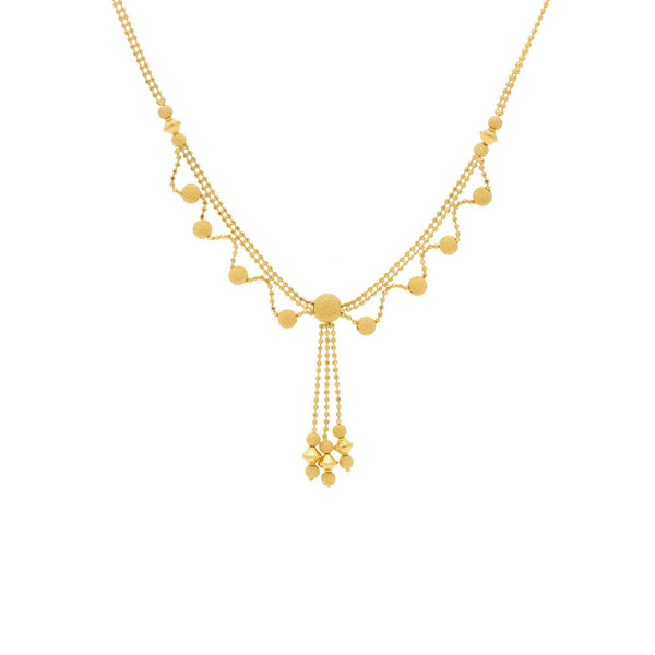 Gold set shop with earrings