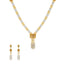 22K Yellow Gold royal and gorgeous singapore set with Earrings - Virani Jewelers