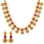 22K Gold & Gemstone Majestic Ram Parivar Temple Jewelry Set - Virani Jewelers