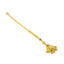 22K Multi Tone Gold Tikka W/ Hand Painted Details & Round Pendant - Virani Jewelers