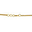 An image of the clasp on the Ekiya Mangalsutra 22K gold necklace from Virani Jewelers.