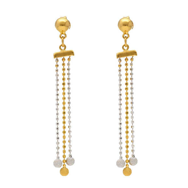 22K Gold Yellow & White Gold Chandelier Jewelry Set - Virani Jewelers | 
The 22K Yellow and White Gold Chandelier jewelry Set from Virani Jewelers is pure luxury. This s...