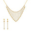 22K Gold Yellow & White Gold Chandelier Jewelry Set - Virani Jewelers
