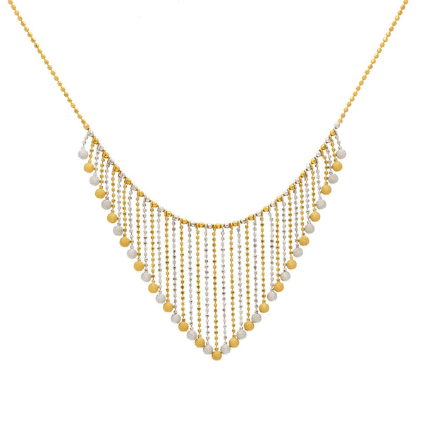 22K Gold Yellow & White Gold Chandelier Jewelry Set - Virani Jewelers | 
The 22K Yellow and White Gold Chandelier jewelry Set from Virani Jewelers is pure luxury. This s...