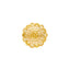 22K Yellow Gold Flora Adjustable Cocktail Ring