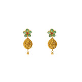 22K Gold & Gemstone Jaded Temple Set - Virani Jewelers | 
The 22K Gold & Gemstone Jaded Temple Set from Virani Jewelers will bring an air of sophistic...