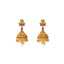 22K Gold & Gemstone Jeweled Medallion Temple Set - Virani Jewelers