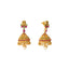 22K Gold & Gemstone Jeweled Medallion Temple Set - Virani Jewelers