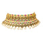 22K Gold & Gemstone Temple Jeweled Choker Set - Virani Jewelers