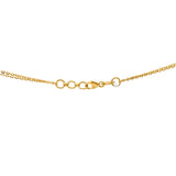22K Multi-Tone Gold Beaded Chain (24.2gm) | 
This simple 22k Indian gold beaded chain uses yellow, white, and rose gold beads to create the s...
