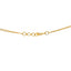 22K Multi-Tone Gold Beaded Chain (9.1gm)