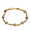 22K Multi Tone Gold Bracelet W/ Multi Tone Spindle Beads - Virani Jewelers
