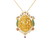 22K Multi Tone Gold & Gemstone Jeweled Temple Set - Virani Jewelers | 
The 22K Multi Tone Gold & Gemstone Jeweled Temple Set from Virani Jewelers brings an air of ...