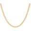 22K Two Tone Gold 22in Link Chain(43.5 ms)