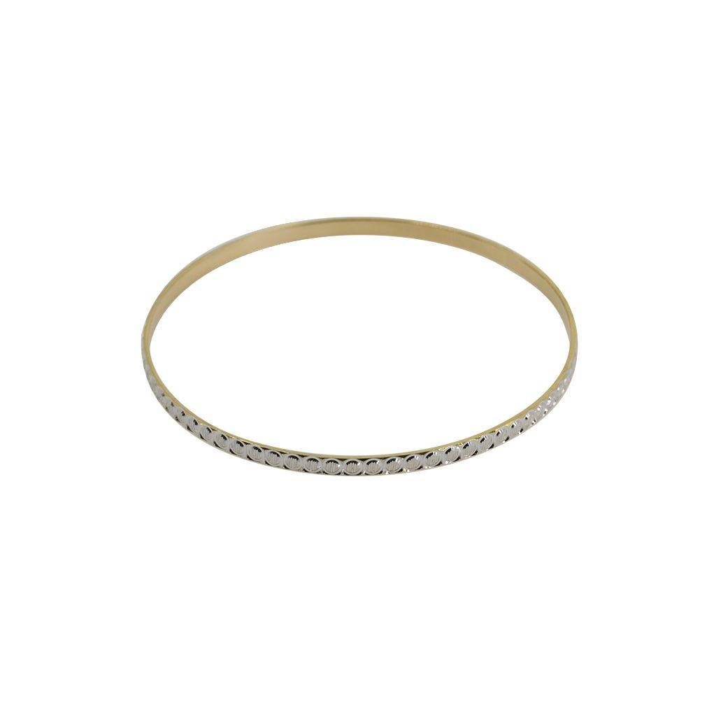 14k Gold Bangle Bracelet set (Available in Silver Tone)