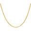 22K Yellow Gold 16in Round Chain (6.8 gm)