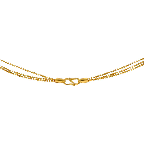 22K Yellow Gold Ball Beads Chain (14.3 grams) | 
Our 22K Yellow Gold Ball Bead Chain has a unique beaded design that can transform your casual, b...