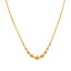 22K Yellow Gold Ball Chain W/ Striped Ball Accents & Box Link Chain - Virani Jewelers