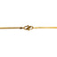 22K Yellow Gold Ball Chain W/ Striped Ball Accents & Box Link Chain - Virani Jewelers