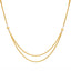 22K Yellow Gold Beaded Chain w/ White Gold Accents (14 grams)