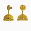22K Yellow Gold Jhumki Drop Earrings W/ Beaded Filigree & Wide Ornate Domes - Virani Jewelers