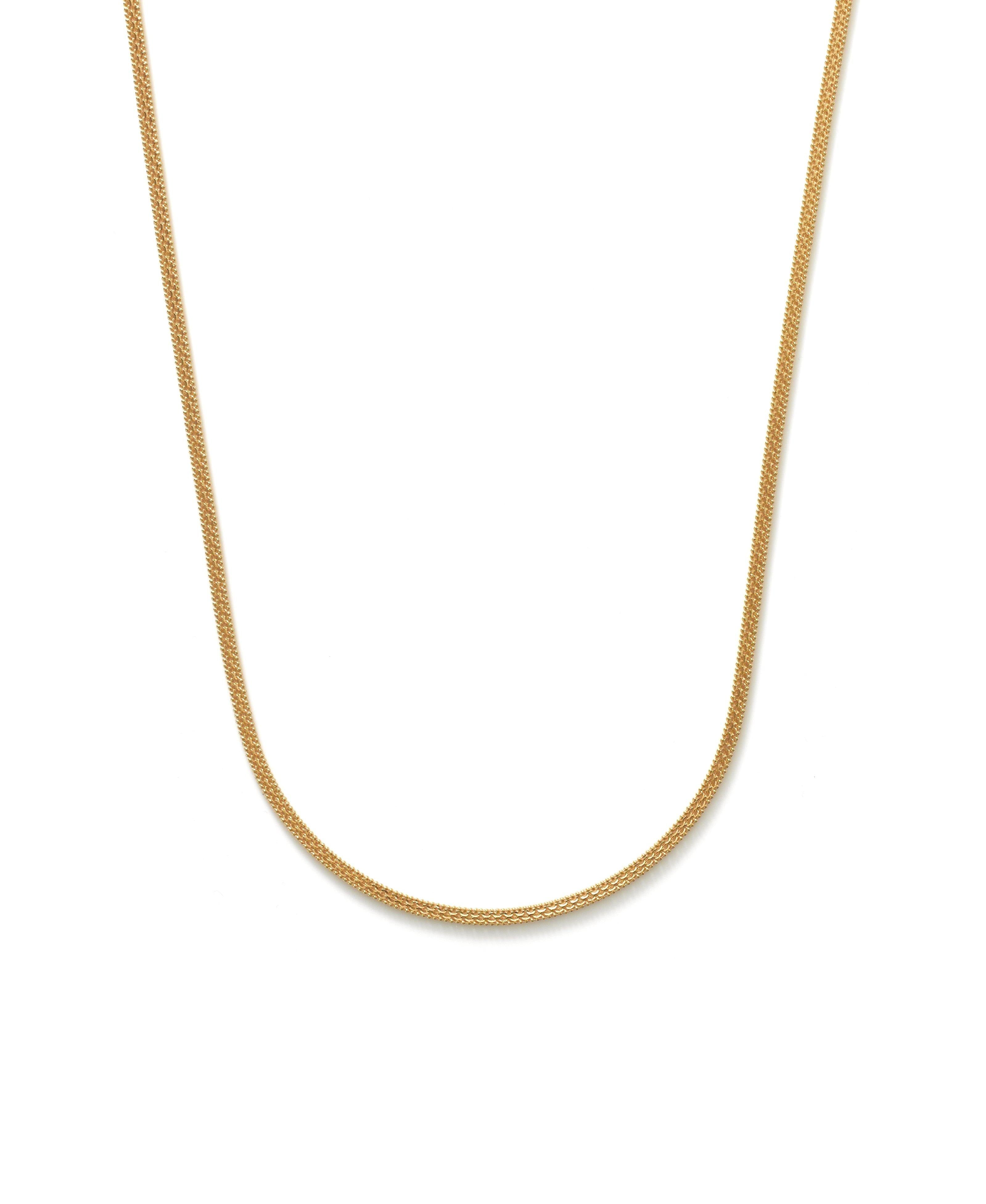 23 Inch Chain 23-Inch Double-Link & Ball Gold Chain | Men’s Flat Gold Chain – Virani ...