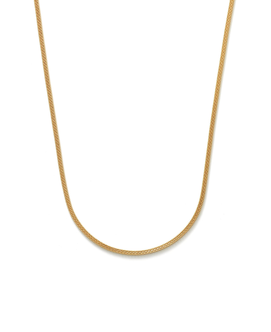 23-Inch Double-Link & Ball Gold Chain  Men's Flat Gold Chain – Virani  Jewelers