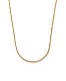 22K Yellow Gold Men's Flat Chain W/ Double Link & Ball Chain, 23 Inches - Virani Jewelers | Add a hint of masculine radiance to your look with this handsome 23-inch men’s flat 22K gold chai...