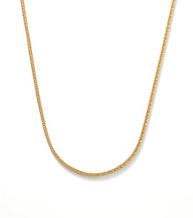 22K Yellow Gold Men's Link Chain W/ Rounded Curb Link, 24 Inches - Virani Jewelers